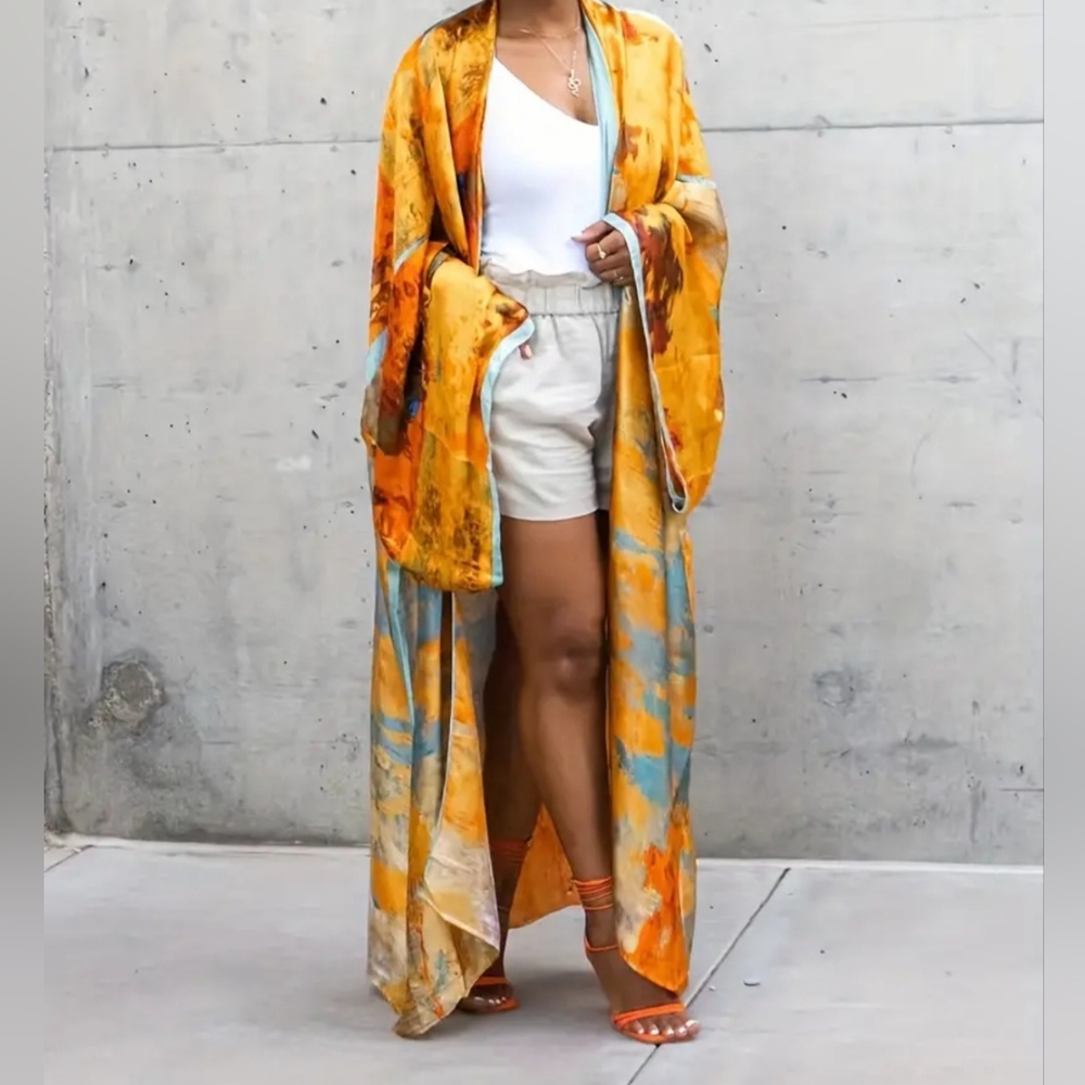 Golden Tone Bohemian Kimono